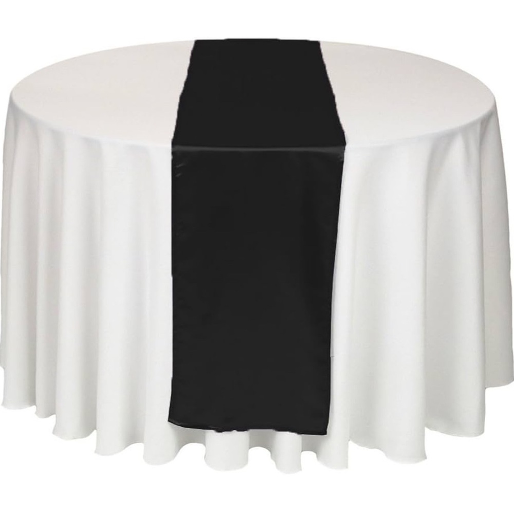15 pieces - Linen Tablecloth Satin Table Runner